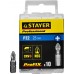 Биты STAYER "PROFESSIONAL" ProFix Pozidriv, тип хвостовика C 1/4", № 2, L=25мм, 10шт 26221-2-25-10_z01