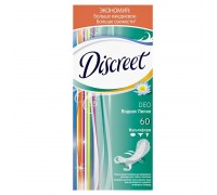 Прокладки ежедневные Discreet Deo Водяная лилия, 60 шт