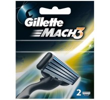 Сменные картриджи для бритья Gillette Mach3 2 шт