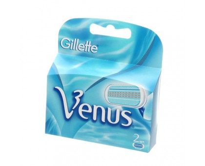 СМЕННЫЕ КАССЕТЫ ДЛЯ БРИТВЫ GILLETTE VENUS (ДЖИЛЕТ ВИНУС), 2 ШТ.