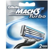 Сменные кассеты для бритья Gillette Mach3 Turbo, 2шт