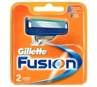Кассеты сменные для бритья Gillette Fusion мужской, 2 шт в упаковке