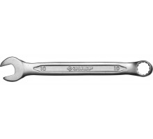 Ключ ЗУБР "МАСТЕР" гаечный комбинированный, Cr-V сталь, хромированный, 10мм 27087-10