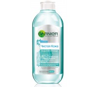 Мицеллярная вода Garnier, очищающее средство для лица "Чистая кожа", для жирной чувствительной кожи, 400 мл