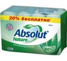 Мыло Absolut bio 4х75гр. Nature Алоэ /Весна/