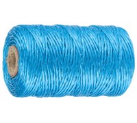 Шпагат ЗУБР многоцелевой полипропиленовый, синий, d=1,8 мм, 110 м, 50 кгс, 1,2 ктекс 50035-110