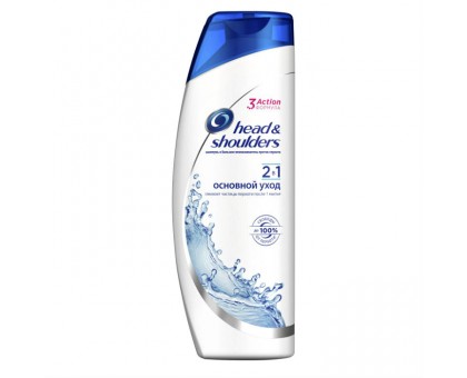 Шампунь Head&Shoulders 2в1 Основной Уход, 400 мл