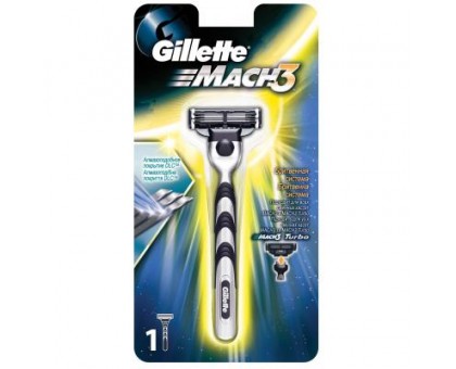 Бритвенный станок Gillette Mach3 с одной сменной кассетой