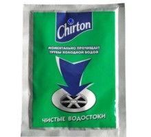 Средство для прочистки сливных труб холодной водой "Chirton" (гранулированный порошок), 60г