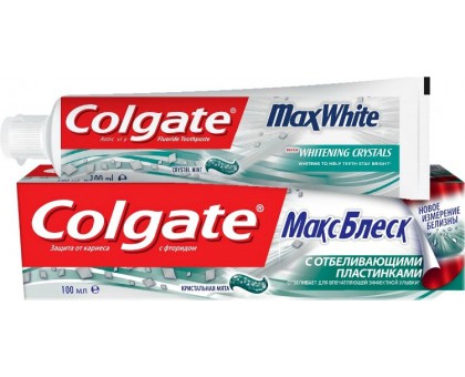 Зубная паста Colgate "МаксБлеск", кристальная мята, 100 мл